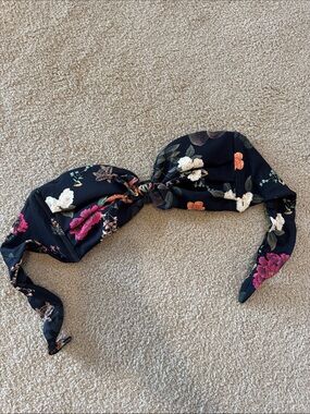 Montce Swim Floral Strapless Bikini Top